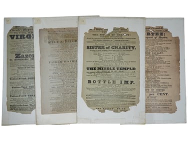 COLLECTION OF VINTAGE AMERICAN POSTERS PLAYBILLS