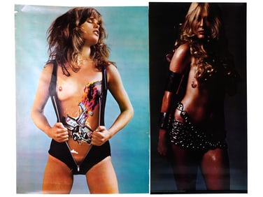 PAIR OF VINTAGE AMERICAN ADVERTISING POSTERS 1970S