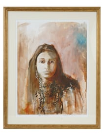SOUTHWESTERN AMERICAN LITHOGRAPH BY AMY STEIN SIGNED