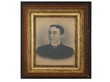 VICTORIAN MANNER LITHOGRAPH MALE PORTRAIT PHOTO