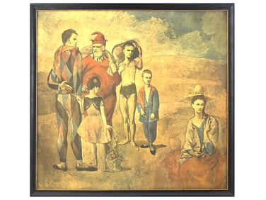 PABLO PICASSO FAMILY OF SALTIMBANQUES LITHOGRAPH