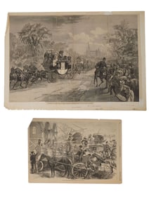 ANTIQUE AMERICAN LITHOGRAPHS OF THE LATE 19TH C