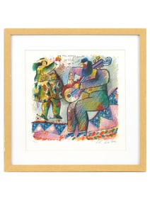 THEO TOBIASSE FRENCH LITHOGRAPH UNE ORANGE SAUVEE