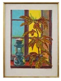 MODERN CARIBBEAN LITHOGRAPH BY ROLAND RICHARDSON