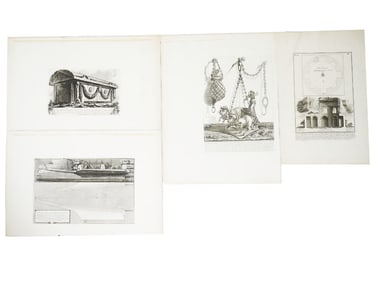 ANTIQUE ETCHINGS BY GIOVANNI BATTISTA PIRANESI