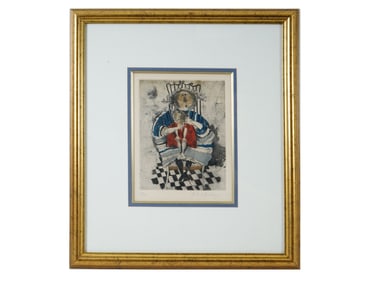LTD BOLIVIAN ETCHING BY GRACIELA BOULANGER SIGNED
