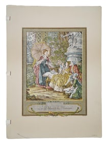 ANTIQUE ETCHINGS BY ISIDORE HELMAN AFTER JEAN MOREAU