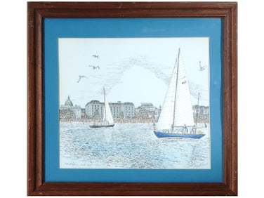 MARTIN BARRY AMERICAN NAUTICAL COLOR ETCHING