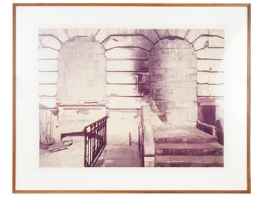 PHOTO SIGNED BY WARREN NEIDICH CHELSEA RUINS NEW YORK