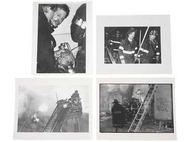VINTAGE AMERICAN PHOTOS FIREFIGHTERS NEW YORK 1990S