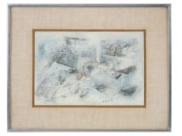 ATTR TO HOWARD LESSNICK AMERICAN ABSTRACT PAINTING