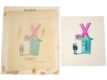 PLAYBOY MAGAZINE ILLUSTRATIONS BY CLAUDE SMITH 1971