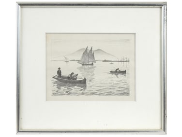 AFTER ALBERT MARQUET FRENCH SEASCAPE PAINTING