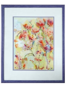 STILL LIFE WATERCOLOR PAINTING SIGNED FIORAVANTI