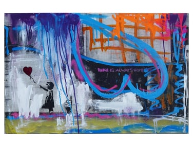JUSTIN OBRADOVIC CANADIAN GRAFFITI PAINTING
