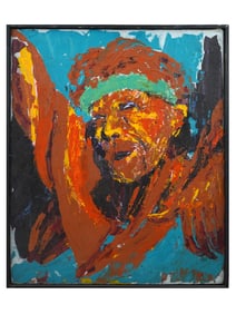 LEROY NEIMAN AMERICAN SCHOOL PORTRAIT OIL PAINTING