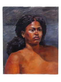 RUSSIAN FEMALE PORTRAIT PAINTING BY ALENA ZOZULENKO