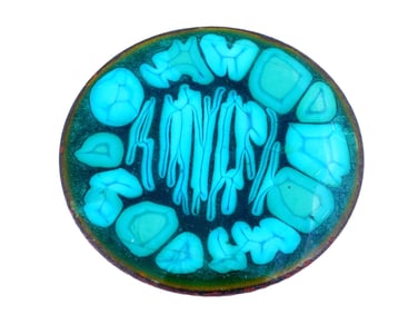 VINTAGE FRENCH ENAMEL JEWELRY PLAQUE