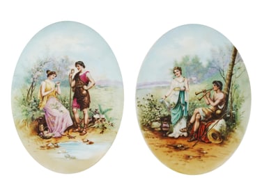 ANTIQUE FRENCH LIMOGES PLAQUES F EXPORT TO RUSSIA