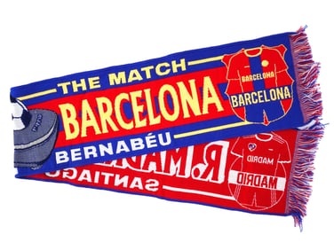 FOOTBALL CLUB BARCELONA KNITTED DOUBLE SIDED SCARF