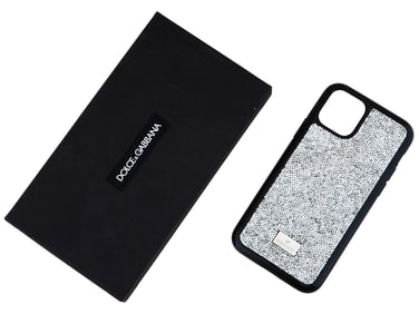 DOLCE AND GABBANA SWAROVSKI CRYSTAL PHONE CASE