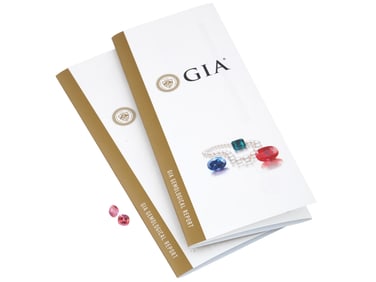PAIR OF PADPARADSCHA SAPPHIRES WITH GIA CERTIFICATE