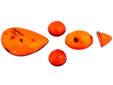 NATURAL VARIOUS SHAPED AMBER BEADS F CRAFTING JEWELRY