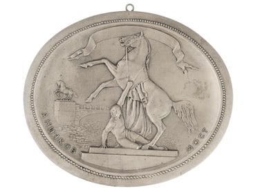 RUSSIAN SOVIET ERA MEDALLION OF ANICHKOV BRIDGE