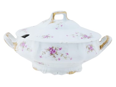 FRENCH LIMOGES THEODORE HAVILAND PORCELAIN TUREEN