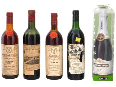 CHATEAU BOUSCAUT AUBERT MARTINI WINE BOTTLES