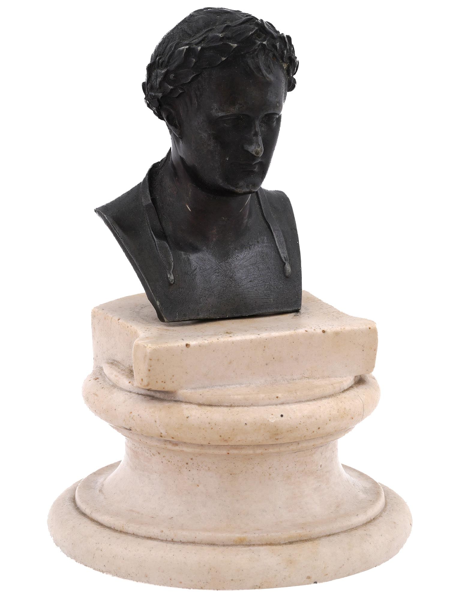 ANTIQUE NEOCLASSICAL BUST OF NAPOLEON AS CAESAR (1 of 6)