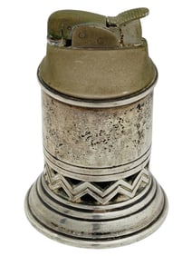 ART DECO CARTIER STERLING SILVER TABLE LIGHTER