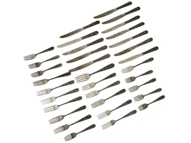 AMERICAN SILVER PLATED FORKS AND KNIVES BY GODINGER