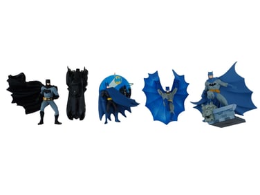 GROUP OF HALLMARK KEEPSAKE BATMAN ORNAMENTS