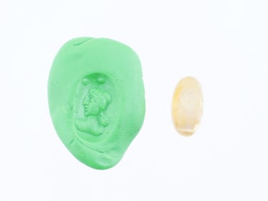 CARVED STONE INTAGLIO ANCIENT ROMAN GODDESS PORTRAIT