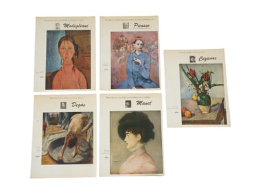 ABRAMS LIBRARY OF GREAT PAINTERS PORTFOLIO ALBUMS
