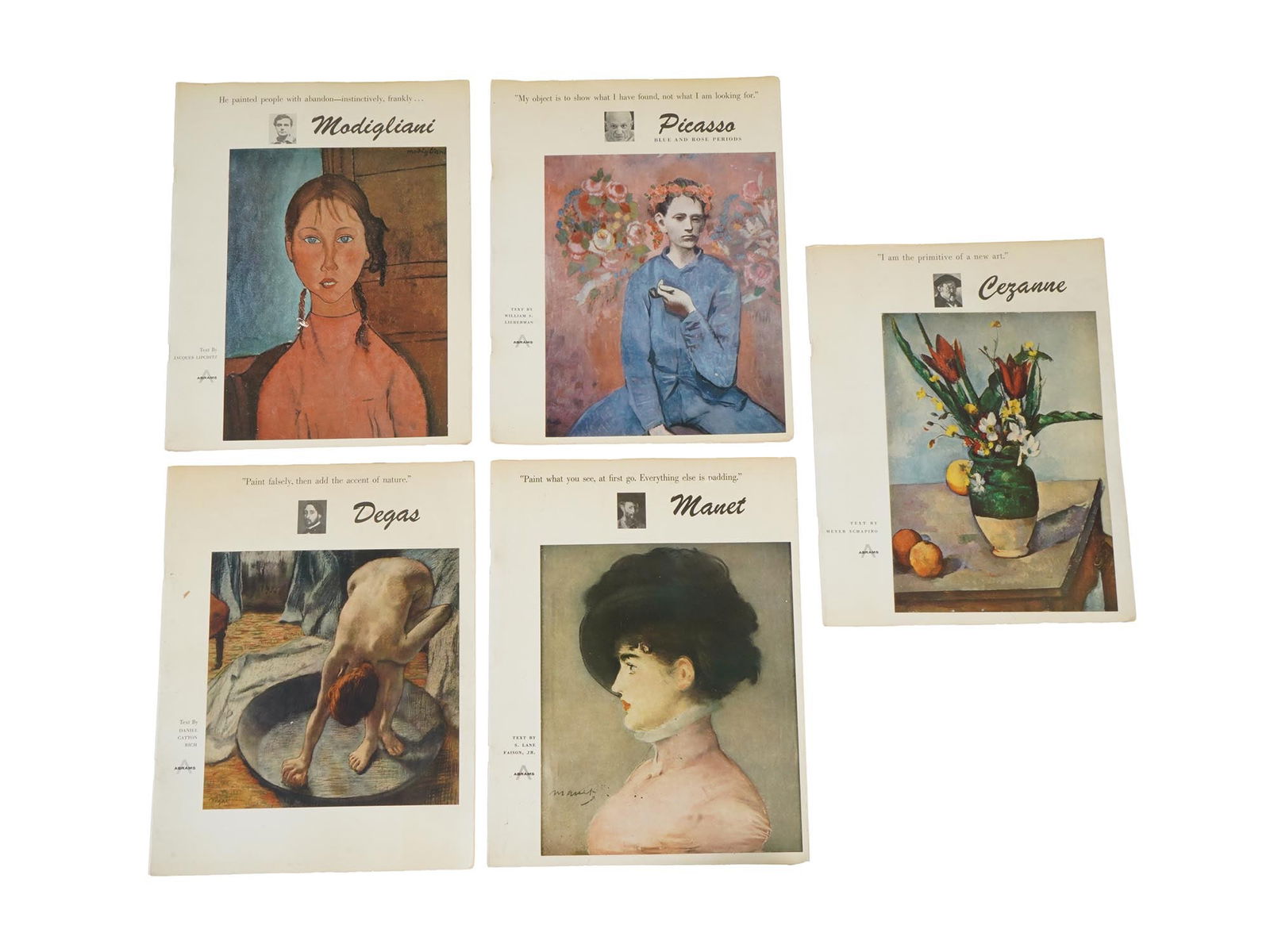 ABRAMS LIBRARY OF GREAT PAINTERS PORTFOLIO ALBUMS (1 of 14)