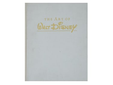 THE ART OF WALT DISNEY BOOK WITH AUTOGRAPH