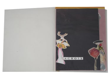 CHRISTIAN LACROIX FASHION SCRAPBOOK ALBUM