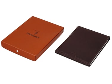VINTAGE TRUSSARDI MENS LEATHER WALLET IOB