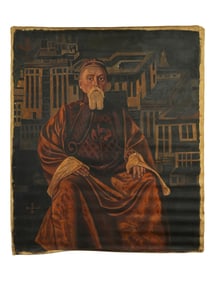 AFTER SVETOSLAV ROERICH PORTRAIT PAINTING OF N. ROERICH