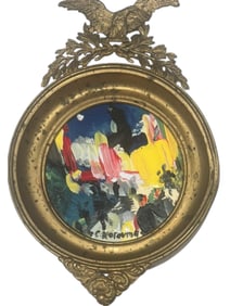 RUSSIAN OIL PAINTING SIGNED KONSTANTIN KOROVINE W COA