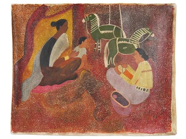 ATTR TO NARAYAN SHRIDHAR BENDRE INDIAN OIL PAINTING