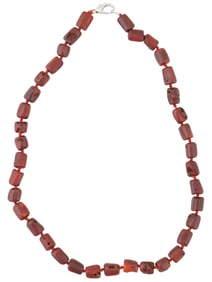 19TH TO 20TH C ASIAN MANNER BRADED DESIGN NECKLACE