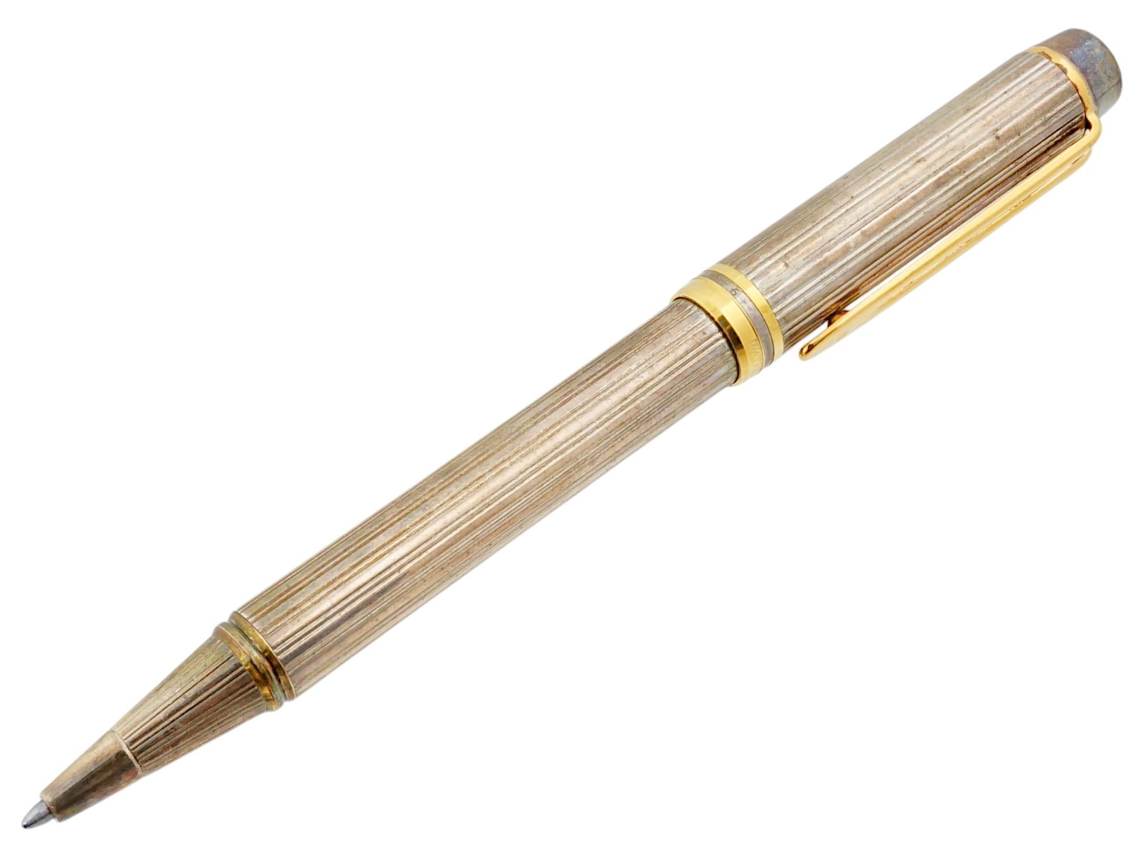 VINTAGE WATERMAN RIBBED DESIGN PEN MARKED (1 of 6)