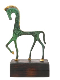 AMERICAN BRONZE FREDERICK WEINBERG HORSE SCULPTURE
