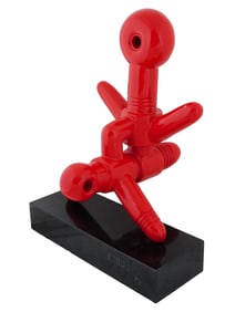 ATTR SOREL ETROG CANADIAN ABSTRACT BRONZE SCULPTURE