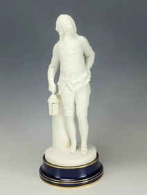 ANTIQUE FRENCH SEVRES PORCELAIN FIGURE OF JANOT