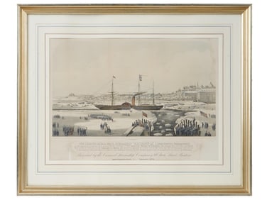 ANTIQUE HAND COLORED LITHOGRAPH BY FERDINAND MAYER