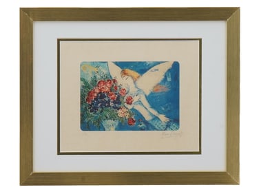 LTD PARIS SCHOOL COLOR ETCHING SIGNED BY THE ARTIST